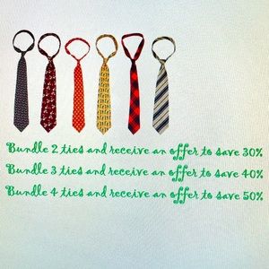 Bundle multiple neckties and SAVE!